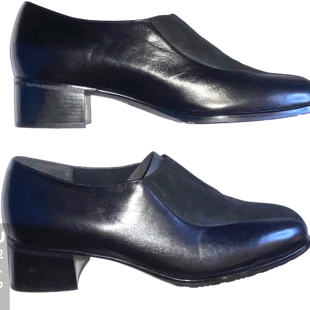 New Munro Solano Black Kid / Suede Upper Comfortable Dress Shoes Women’s Size 7W - Picture 3 of 15